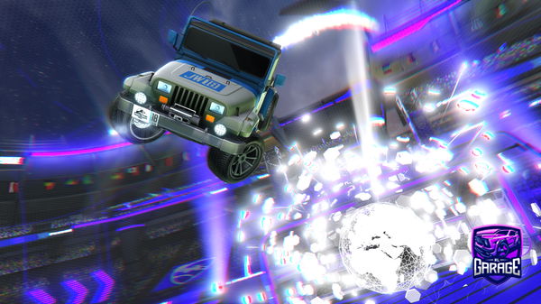 A Rocket League car design from OliTheOne