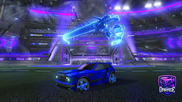 A Rocket League car design from PulseFxre
