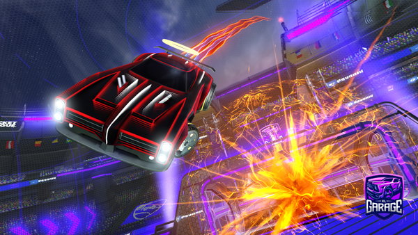 A Rocket League car design from Raninkej