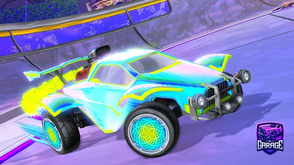 A Rocket League car design from BILALXB