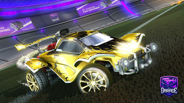 A Rocket League car design from ThaRealTeichi
