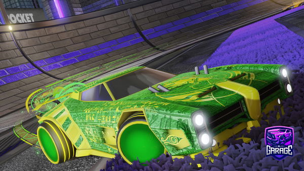 A Rocket League car design from est-oc31