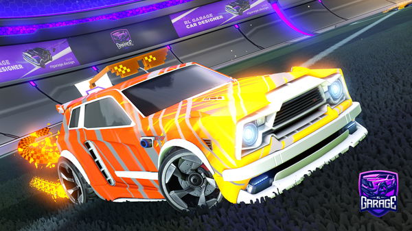 A Rocket League car design from YaBoiBlu01