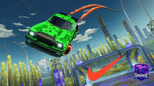 A Rocket League car design from el_RaTo_aTomICo