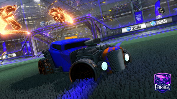 A Rocket League car design from FranticPlayz_YT