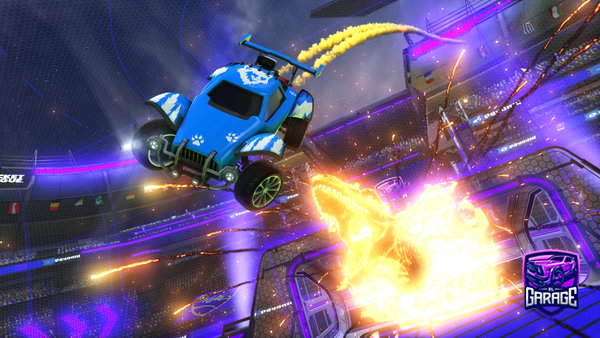 A Rocket League car design from TkashBeats