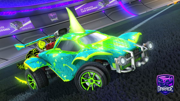 A Rocket League car design from Pearlviper13