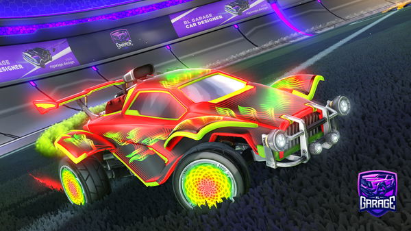 A Rocket League car design from arj0083