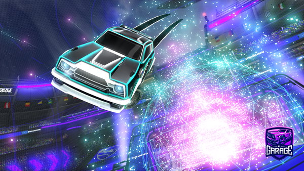 A Rocket League car design from AquaDarkNinja