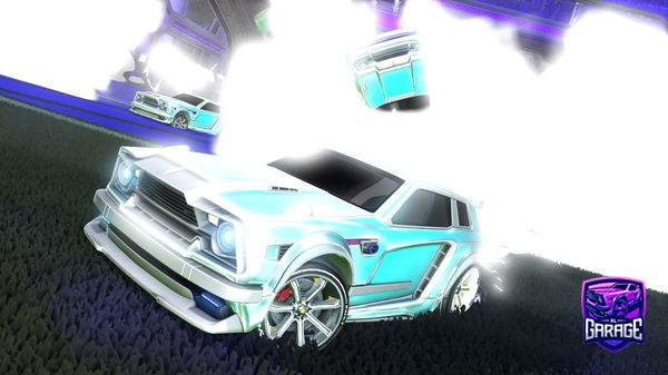 A Rocket League car design from xrimed