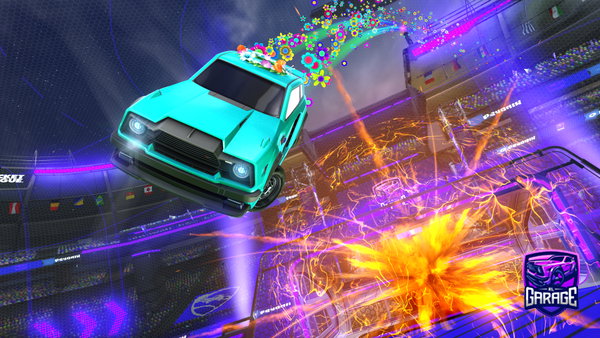 A Rocket League car design from gribo