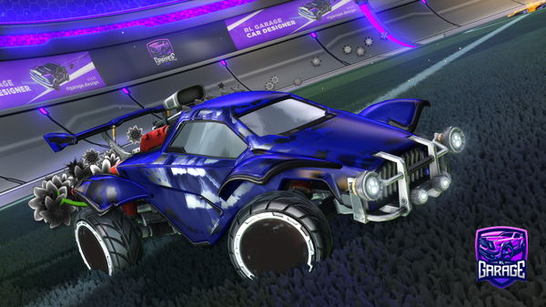 A Rocket League car design from Pinkydieerste
