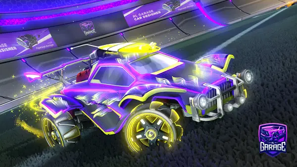 A Rocket League car design from Disposable_Racer