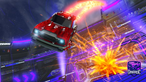 A Rocket League car design from kaebian