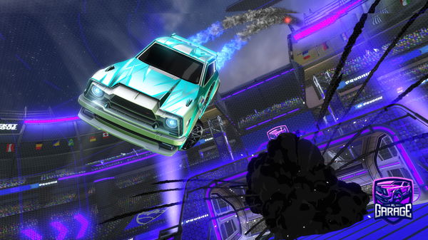 A Rocket League car design from Catharticcup