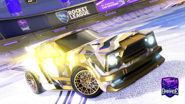 A Rocket League car design from oThornsMC