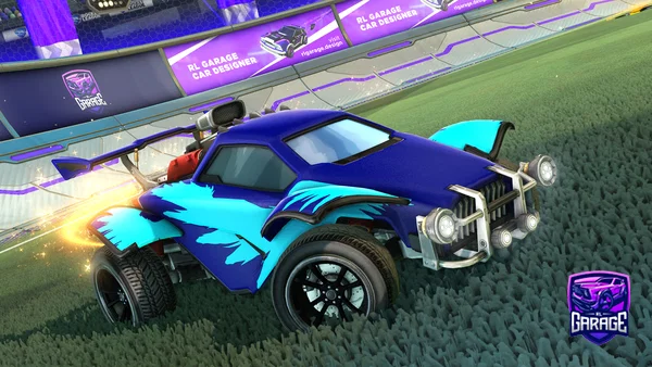 A Rocket League car design from Mingus123