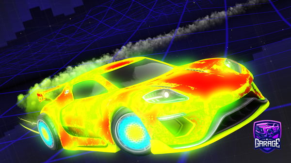 A Rocket League car design from Jakeyboi360