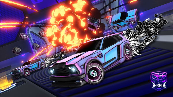 A Rocket League car design from HAROONPLAYS