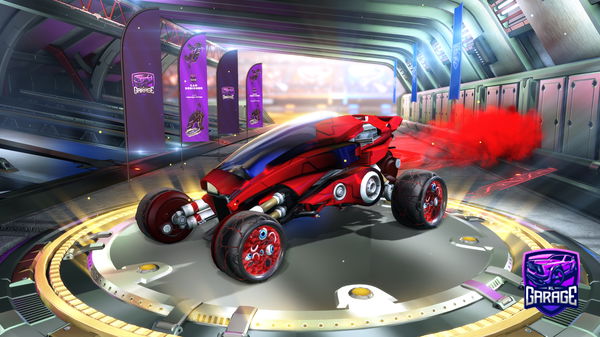 A Rocket League car design from X3TH4NX2209