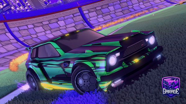 A Rocket League car design from Nateistall