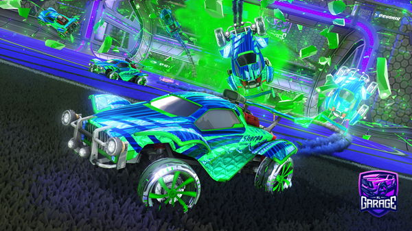 A Rocket League car design from Davymcwh09