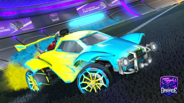 A Rocket League car design from tyty001