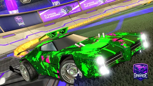 A Rocket League car design from Ripperatschool
