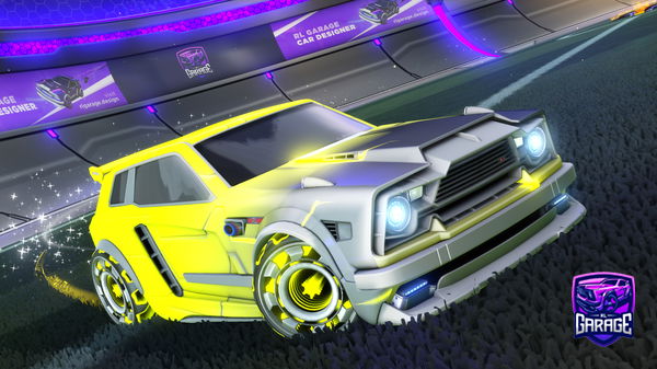 A Rocket League car design from samyarxyz