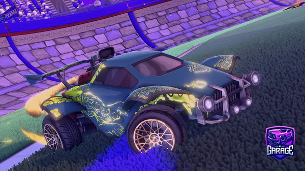 A Rocket League car design from Toki_RL