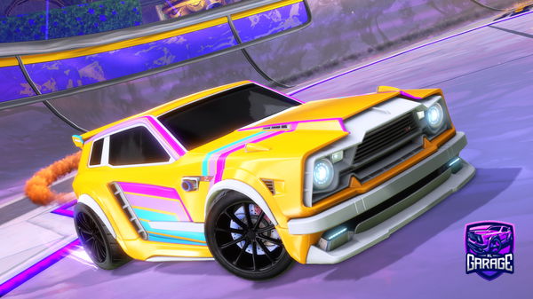 A Rocket League car design from -orbix-