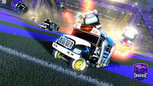 A Rocket League car design from Wild_rocket4