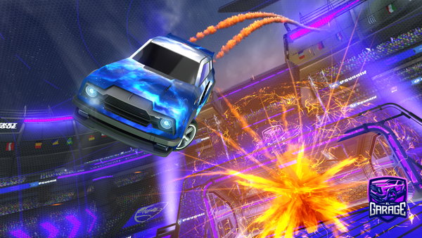 A Rocket League car design from SharkmenXD
