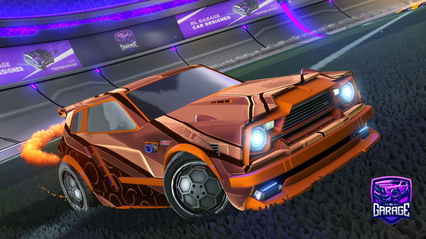 A Rocket League car design from GBTzombie