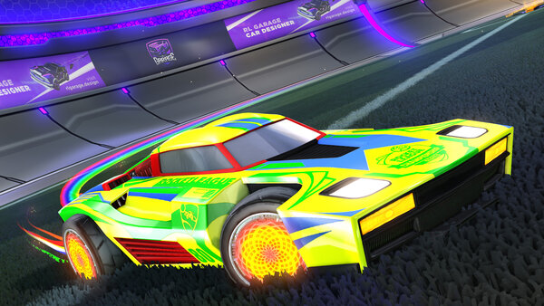 A Rocket League car design from CurtyRagsdude