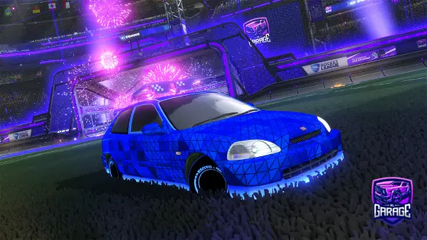 A Rocket League car design from CostRaccoon