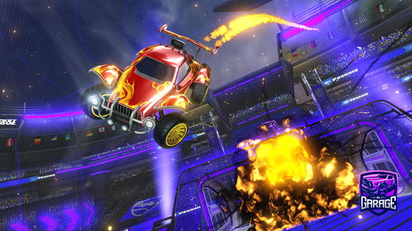 A Rocket League car design from PowerfulFlea441