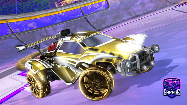 A Rocket League car design from boosted497