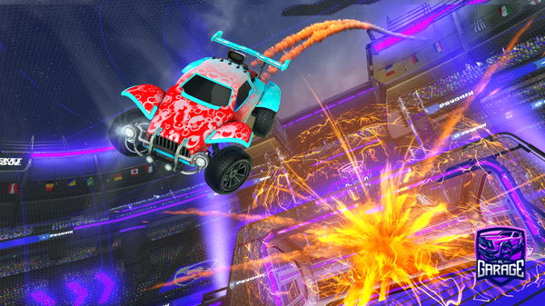 A Rocket League car design from Coobazoid