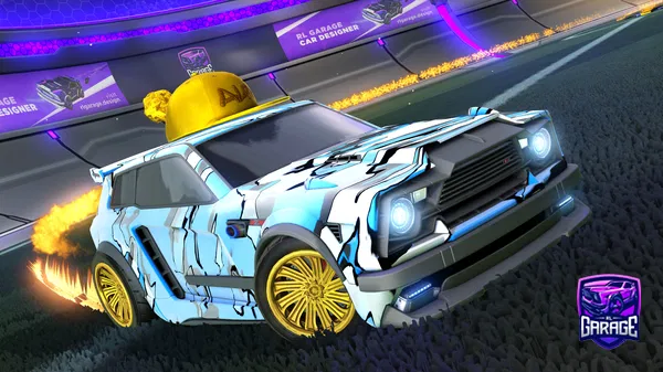 A Rocket League car design from SolventGlint618