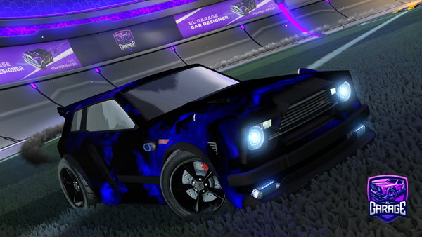 A Rocket League car design from Cinimod17
