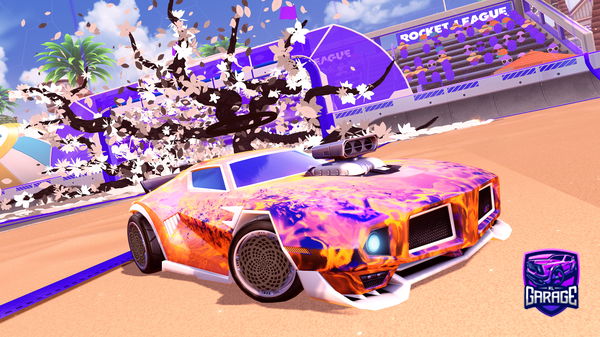 A Rocket League car design from hygt