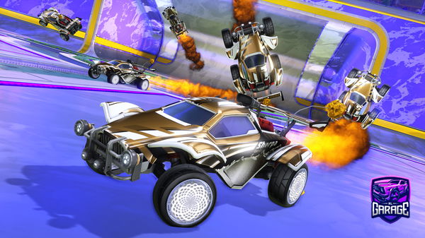 A Rocket League car design from El_SantixD