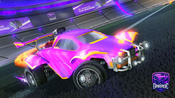 A Rocket League car design from KoiKing7