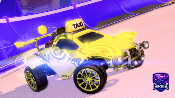A Rocket League car design from lettuzelazar22