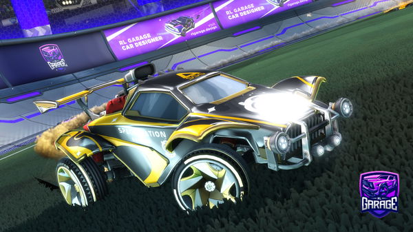 A Rocket League car design from TopTrojan