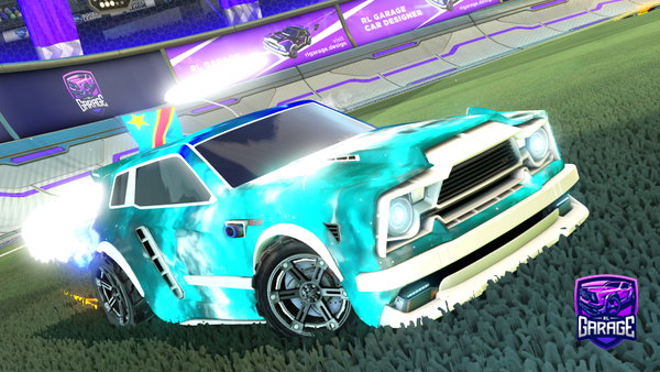 A Rocket League car design from yunggdog32