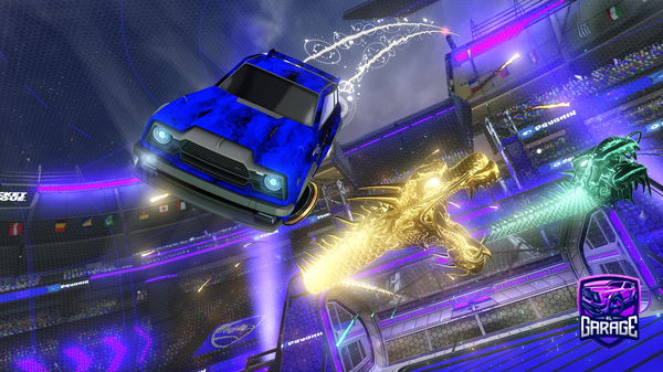 A Rocket League car design from Samura1_St