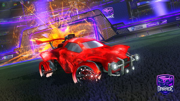 A Rocket League car design from Spitze-Kreis