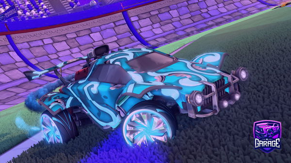 A Rocket League car design from Miguel0111